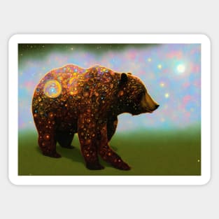 Bodacious Brown Bear Sticker